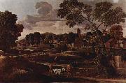 Nicolas Poussin Landschaft mit dem Begrabnis des Phokos Germany oil painting artist